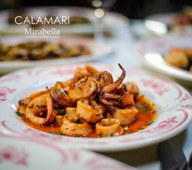 Grilled Calamari.